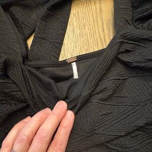 FP Movement by Free People Black Mini Dress